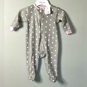 Gerber Baby Dot Zip-Up Sleep & Play